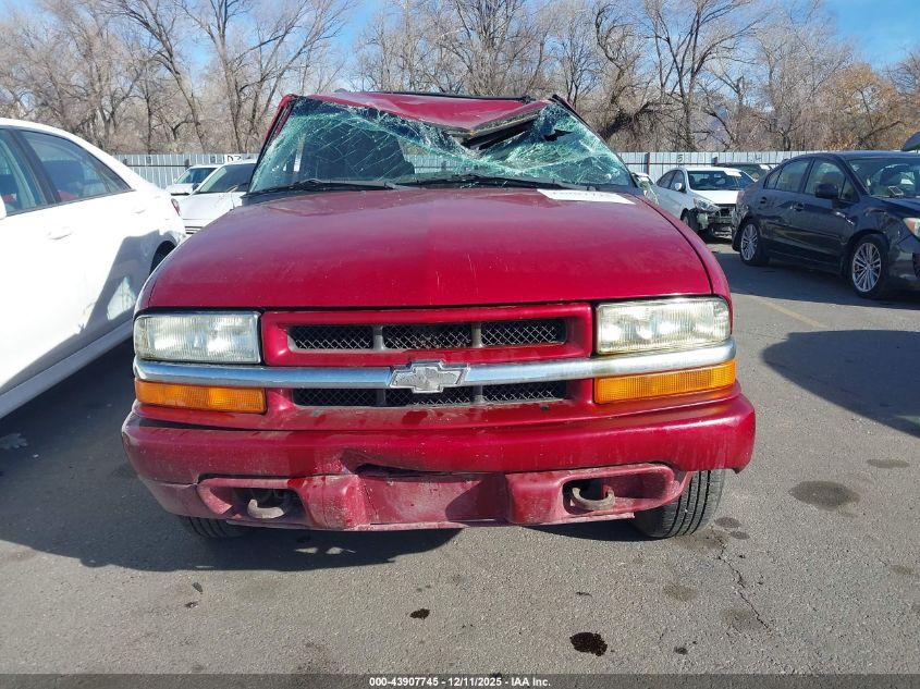 2002 Chevrolet Blazer Ls VIN: 1GNDT13W72K157280 Lot: 43907745