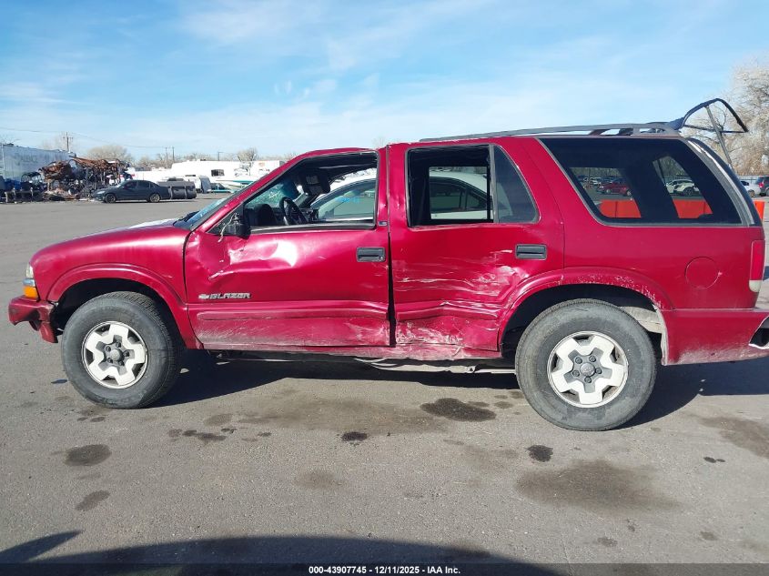 2002 Chevrolet Blazer Ls VIN: 1GNDT13W72K157280 Lot: 43907745
