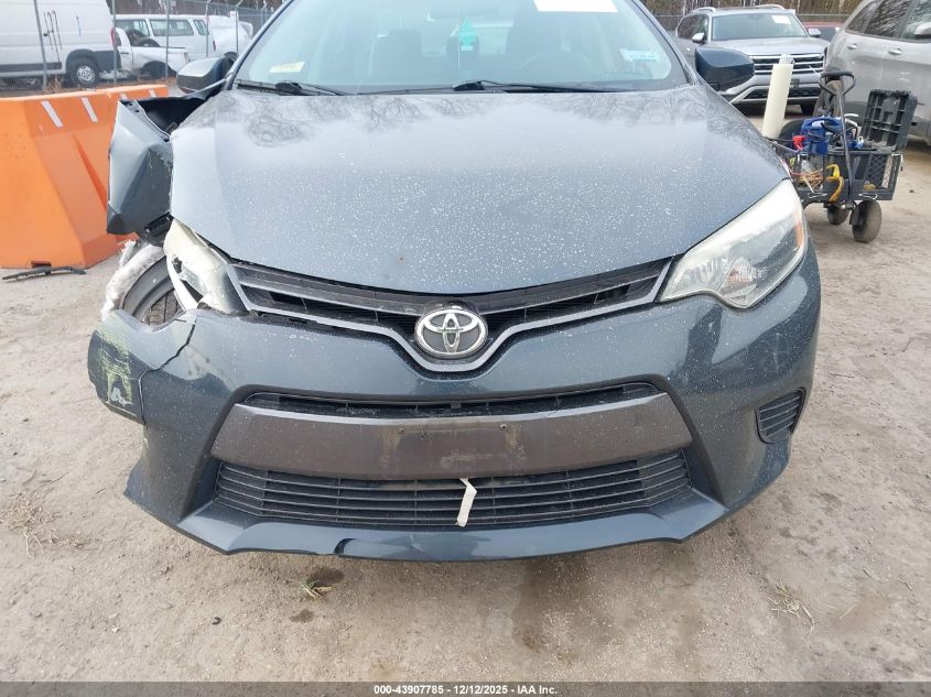 2015 Toyota Corolla Le VIN: 2T1BURHE5FC308863 Lot: 43907785