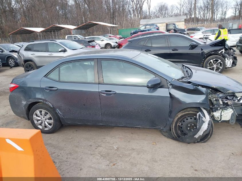 2015 Toyota Corolla Le VIN: 2T1BURHE5FC308863 Lot: 43907785