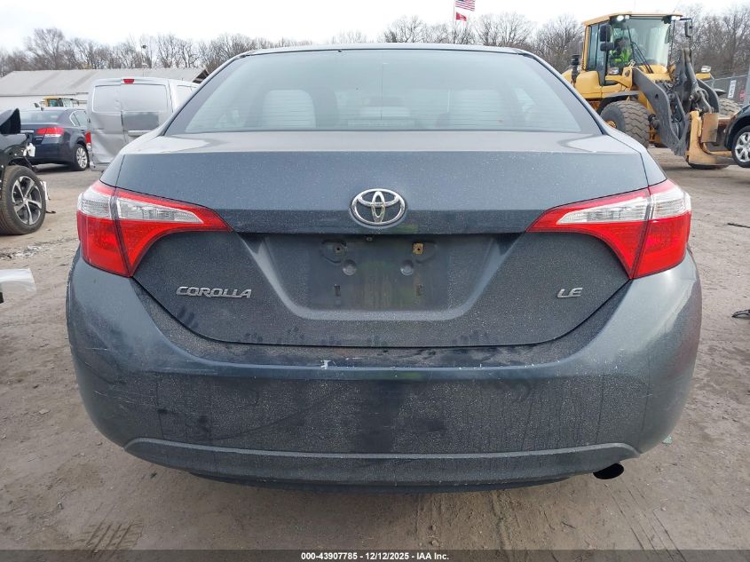 2015 Toyota Corolla Le VIN: 2T1BURHE5FC308863 Lot: 43907785