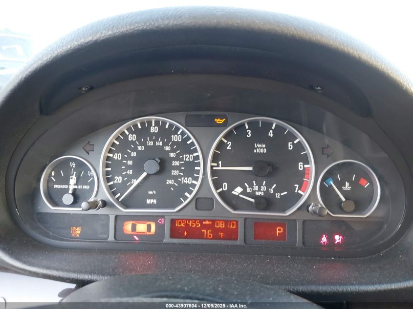 2001 BMW 330I VIN: WBAAV53421FJ72933 Lot: 43907804