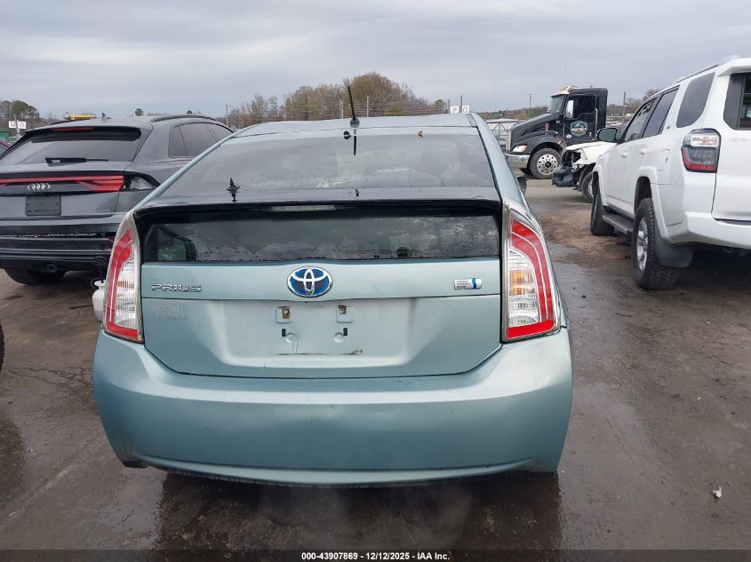 2013 Toyota Prius VIN: JTDKN3DU3D1692957 Lot: 43907869