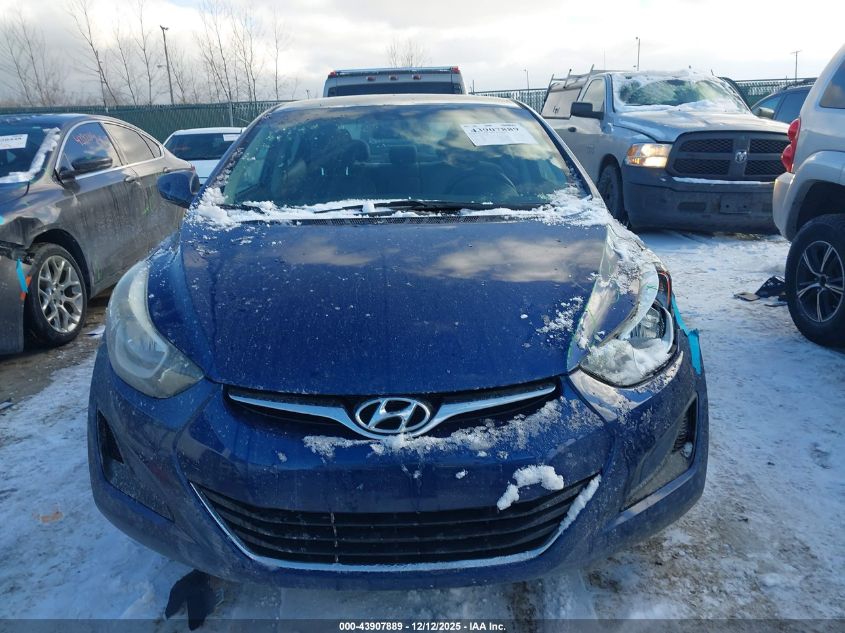 2016 Hyundai Elantra Se VIN: 5NPDH4AE8GH745281 Lot: 43907889