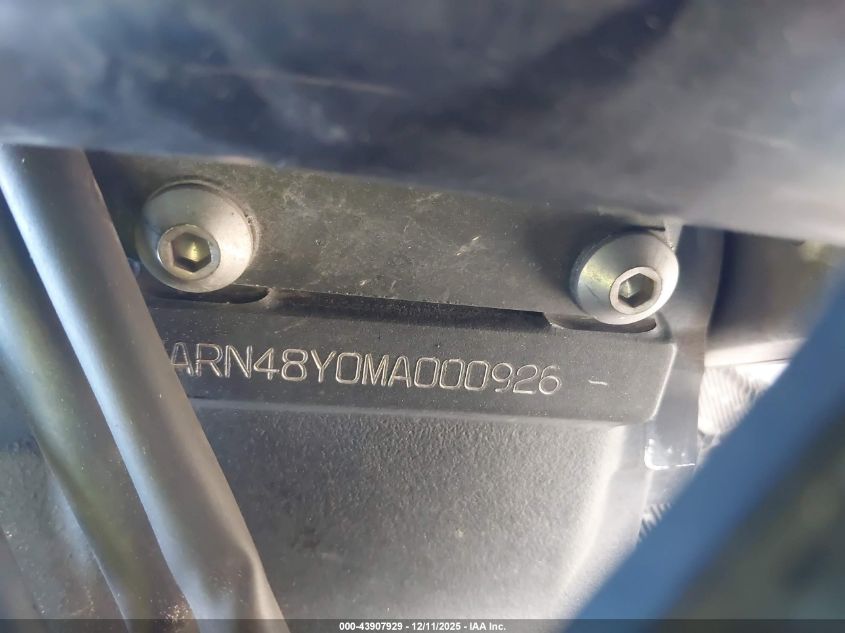 2021 Yamaha Mtn1000 C VIN: JYARN48Y0MA000926 Lot: 43907929