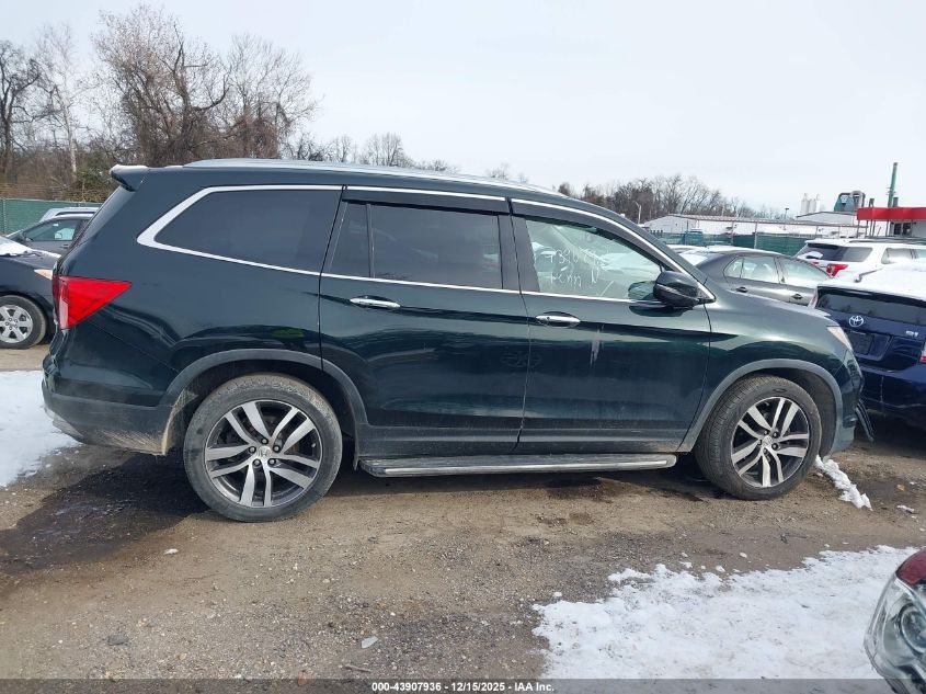 2018 Honda Pilot Elite VIN: 5FNYF6H00JB043247 Lot: 43907936