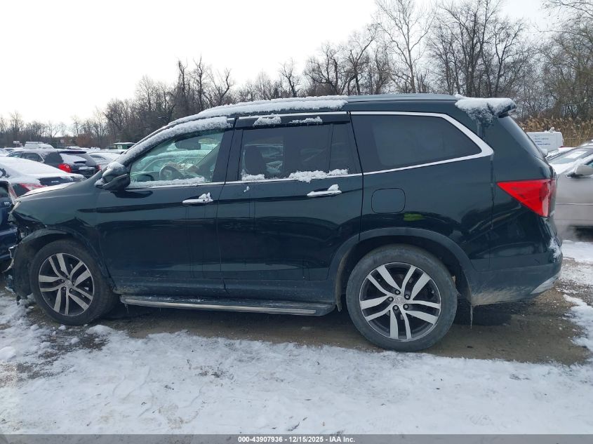 2018 Honda Pilot Elite VIN: 5FNYF6H00JB043247 Lot: 43907936