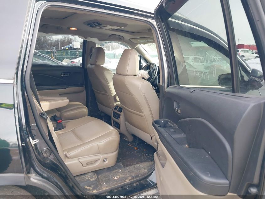 2018 Honda Pilot Elite VIN: 5FNYF6H00JB043247 Lot: 43907936