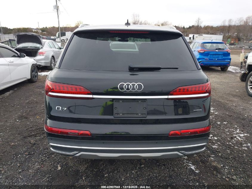 2021 Audi Q7 Premium 45 Tfsi Quattro Tiptronic VIN: WA1AJAF76MD038272 Lot: 43907948