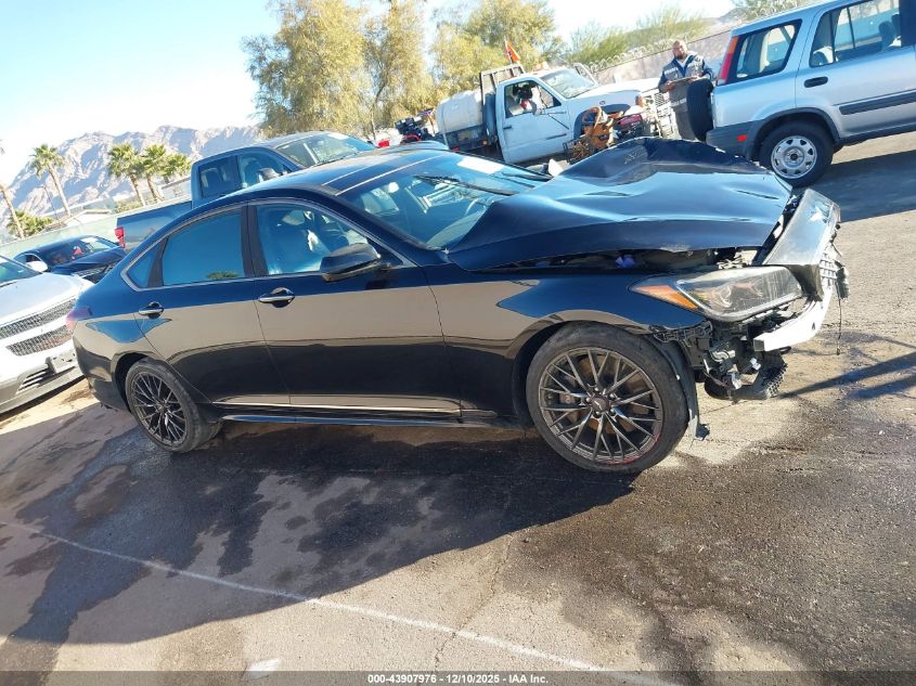 2018 Genesis G80 3.3T Sport VIN: KMHGN4JB1JU264079 Lot: 43907976