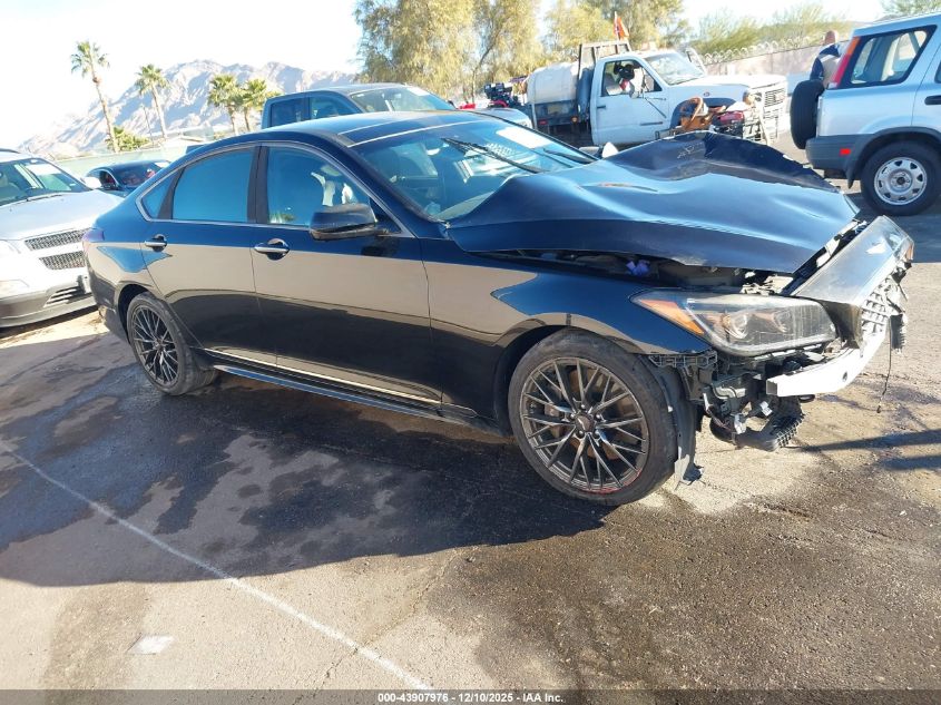 2018 Genesis G80 3.3T Sport VIN: KMHGN4JB1JU264079 Lot: 43907976
