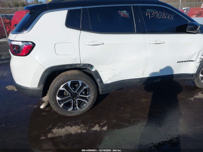 2024 Jeep Compass Limited 4X4 VIN: 3C4NJDCN6RT594949 Lot: 43908001