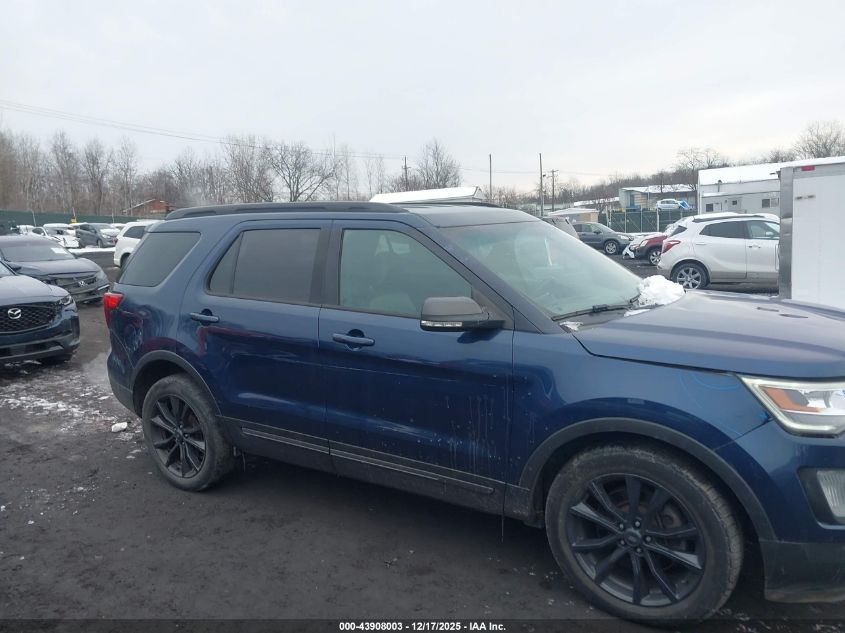 2017 Ford Explorer Xlt VIN: 1FM5K8D89HGE32518 Lot: 43908003