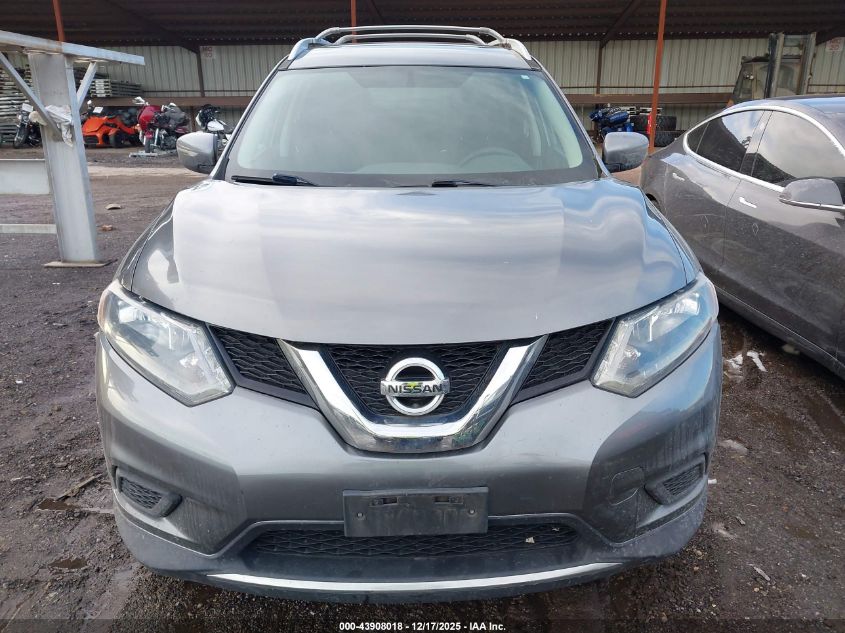 2016 Nissan Rogue S/Sl/Sv VIN: JN8AT2MT1GW007420 Lot: 43908018
