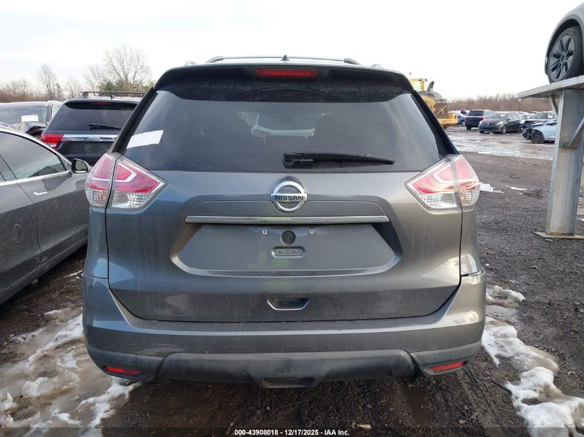 2016 Nissan Rogue S/Sl/Sv VIN: JN8AT2MT1GW007420 Lot: 43908018