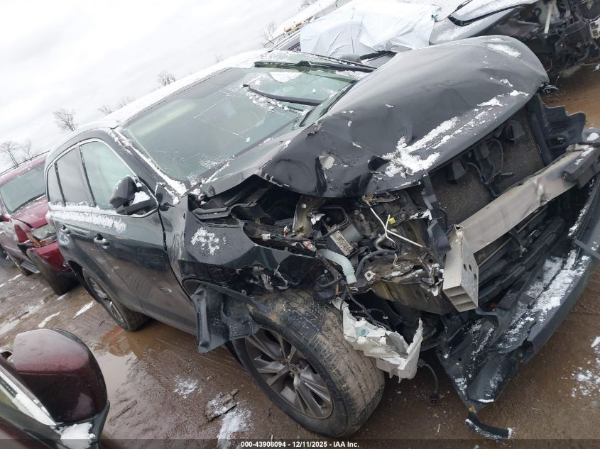 2015 Toyota Highlander Xle V6 VIN: 5TDJKRFH9FS210621 Lot: 43908094