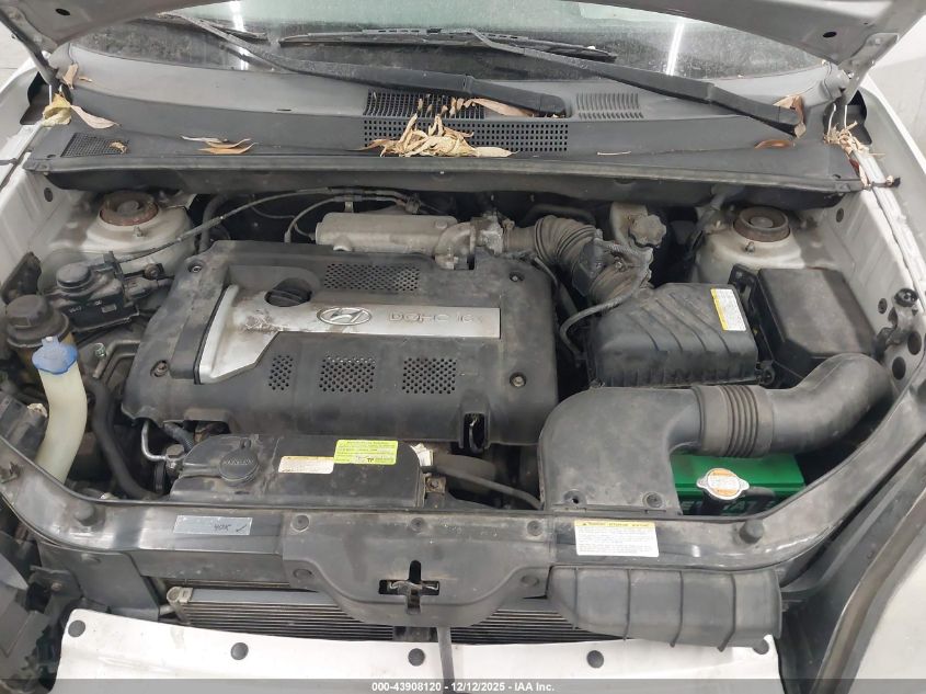 2006 Hyundai Tucson Gl VIN: KM8JM12BX6U250100 Lot: 43908120