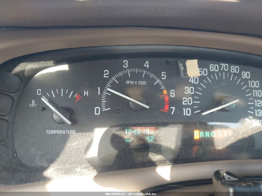 2001 Buick Park Avenue VIN: 1G4CW54K914228346 Lot: 43908123