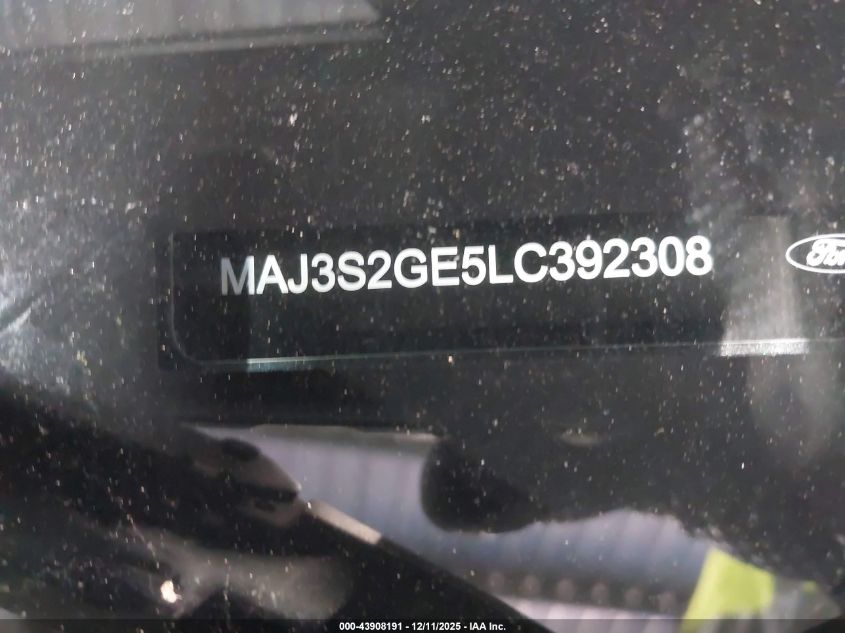 2020 Ford Ecosport Se VIN: MAJ3S2GE5LC392308 Lot: 43908191