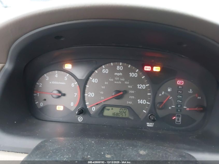 2002 Honda Accord 3.0 Ex VIN: 1HGCG22512A016753 Lot: 43908193