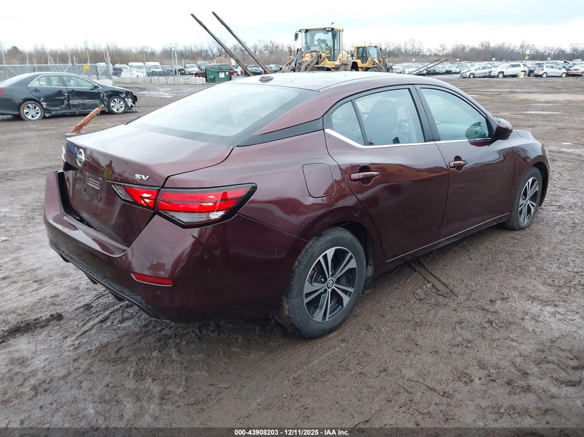 VIN 3N1AB8CV3PY308612 2023 NISSAN SENTRA SV XTRONIC CVT