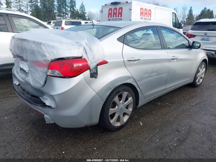 2013 Hyundai Elantra Limited VIN: KMHDH4AE1DU871639 Lot: 43908207