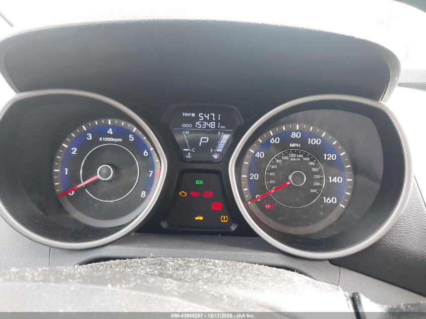 2013 Hyundai Elantra Limited VIN: KMHDH4AE1DU871639 Lot: 43908207