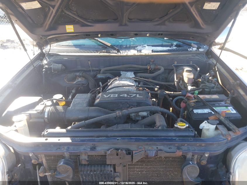 2002 Toyota Tundra Sr5 V8 VIN: 5TBBT44112S253332 Lot: 43908231