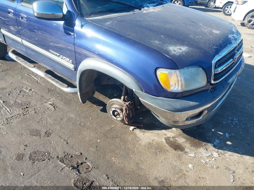 2002 Toyota Tundra Sr5 V8 VIN: 5TBBT44112S253332 Lot: 43908231