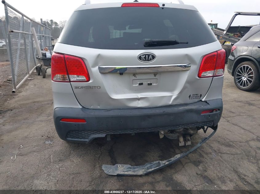 2013 Kia Sorento Lx VIN: 5XYKT3A6XDG343600 Lot: 43908237
