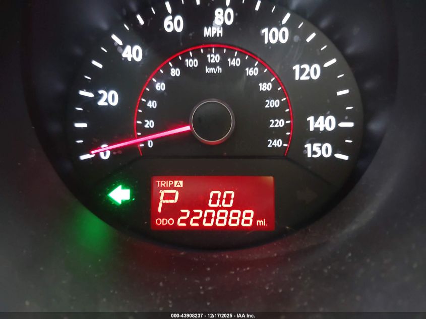 2013 Kia Sorento Lx VIN: 5XYKT3A6XDG343600 Lot: 43908237