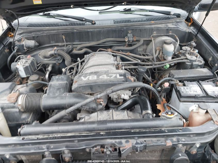 2002 Toyota Tundra Ltd V8 VIN: 5TBBT48152S239136 Lot: 43908242