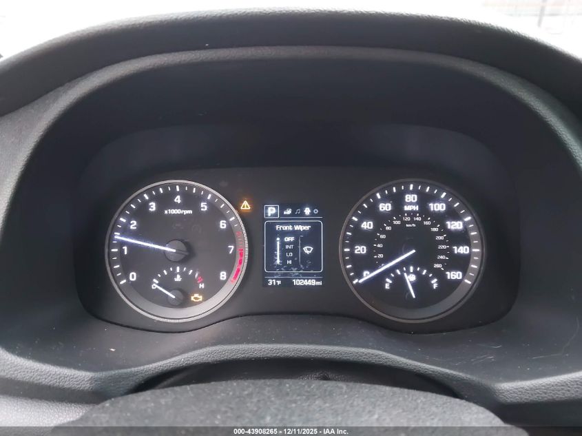 2017 Hyundai Tucson Se VIN: KM8J33A45HU300910 Lot: 43908265