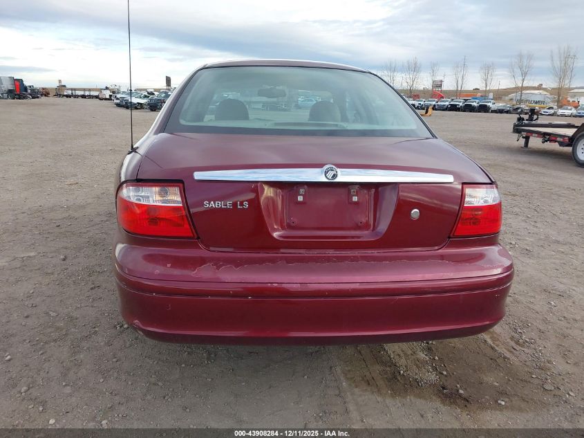 2005 Mercury Sable Ls Premium VIN: 1MEFM55S35A624624 Lot: 43908284