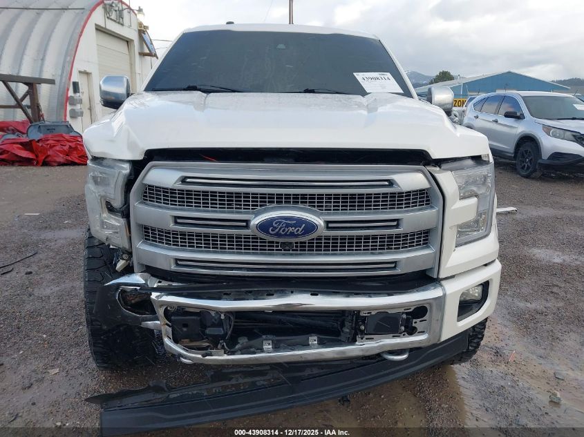 2015 Ford F-150 Platinum VIN: 1FTEW1EGXFFC97834 Lot: 43908314