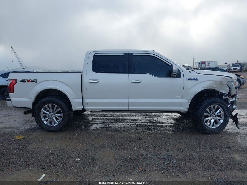 2015 Ford F-150 Platinum VIN: 1FTEW1EGXFFC97834 Lot: 43908314