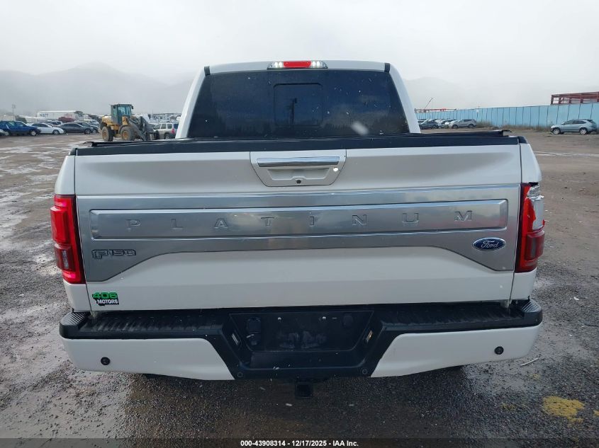 2015 Ford F-150 Platinum VIN: 1FTEW1EGXFFC97834 Lot: 43908314