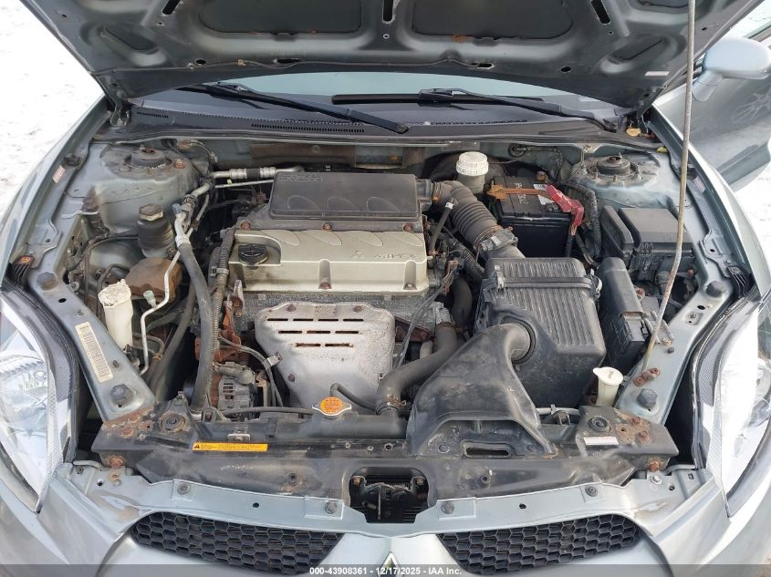 2007 Mitsubishi Eclipse Gs VIN: 4A3AK24F17E044835 Lot: 43908361