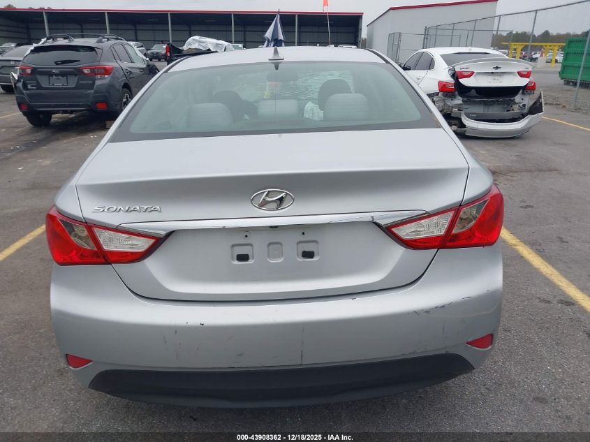 2014 Hyundai Sonata Gls VIN: 5NPEB4AC5EH813408 Lot: 43908362