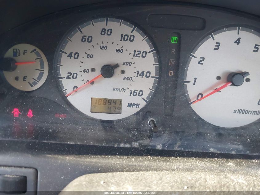 2000 Nissan Maxima Gle/Gxe/Se VIN: JN1CA31D5YT518213 Lot: 43908363