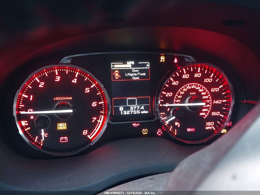 2016 Subaru Wrx Premium VIN: JF1VA1E60G9817955 Lot: 43908371