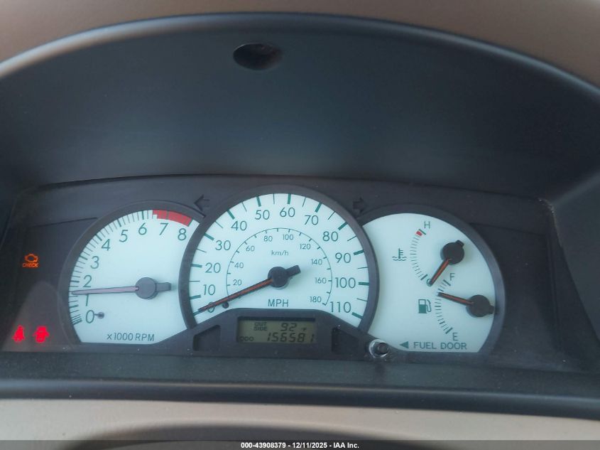 2003 Toyota Corolla Le VIN: JTDBR32E630027927 Lot: 43908379