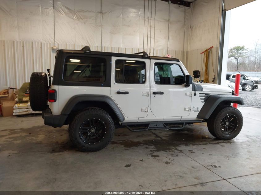 2018 Jeep Wrangler Unlimited Sport S 4X4 VIN: 1C4HJXDG2JW143885 Lot: 43908390