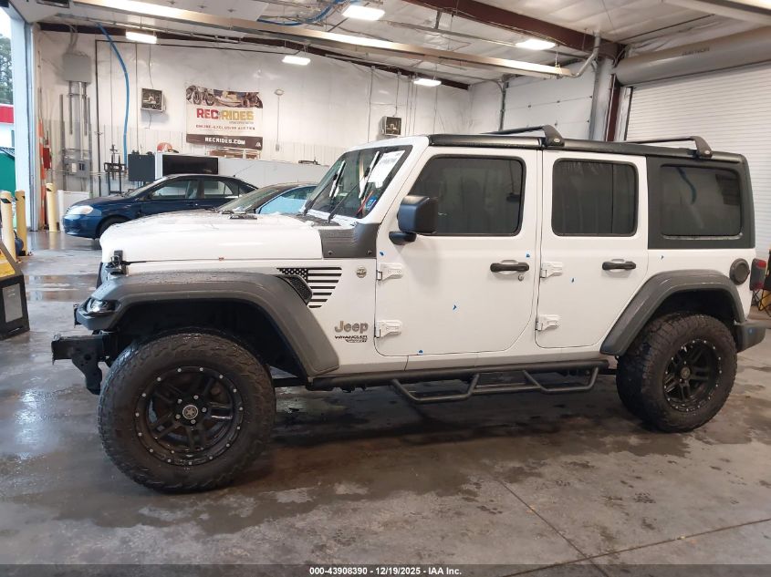 2018 Jeep Wrangler Unlimited Sport S 4X4 VIN: 1C4HJXDG2JW143885 Lot: 43908390