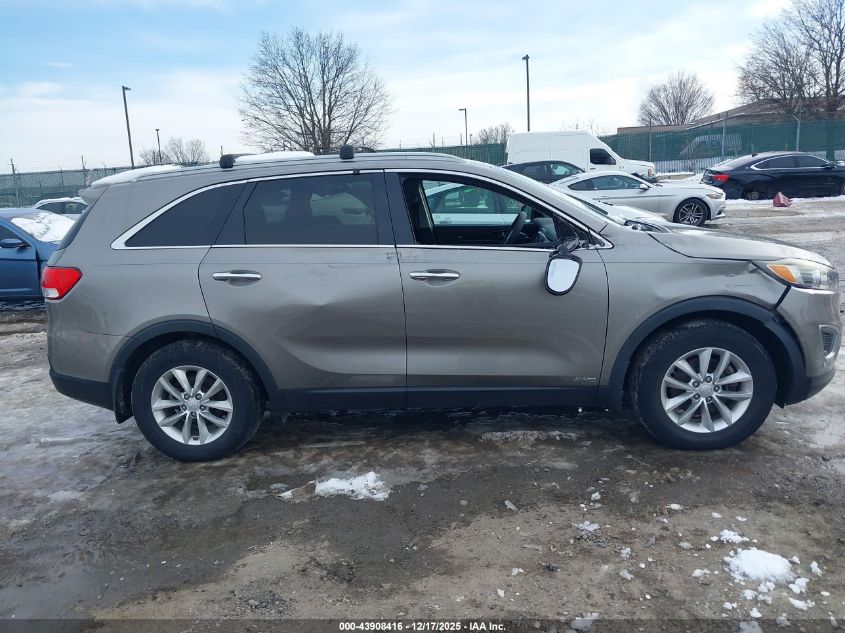 2016 Kia Sorento 2.4L Lx VIN: 5XYPGDA39GG013618 Lot: 43908416
