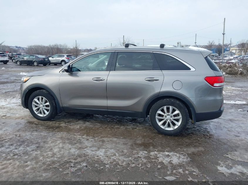 2016 Kia Sorento 2.4L Lx VIN: 5XYPGDA39GG013618 Lot: 43908416