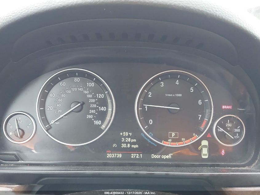 2013 BMW 528I xDrive VIN: WBAXH5C55DD108900 Lot: 43908432