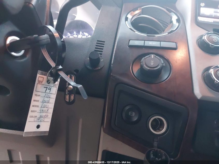 2016 Ford F-350 Lariat VIN: 1FT8W3BT4GEC39414 Lot: 43908435