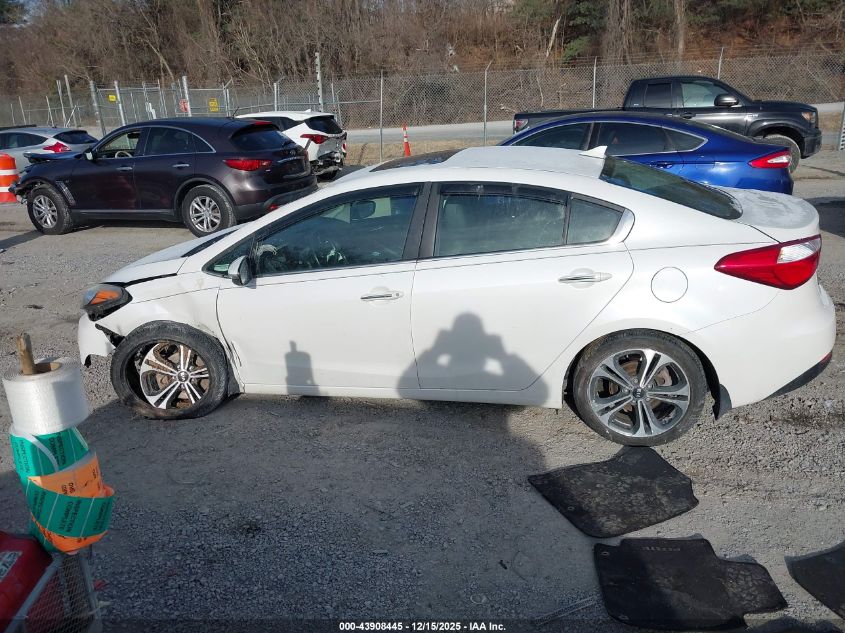 2016 Kia Forte Ex VIN: KNAFZ4A80G5549915 Lot: 43908445
