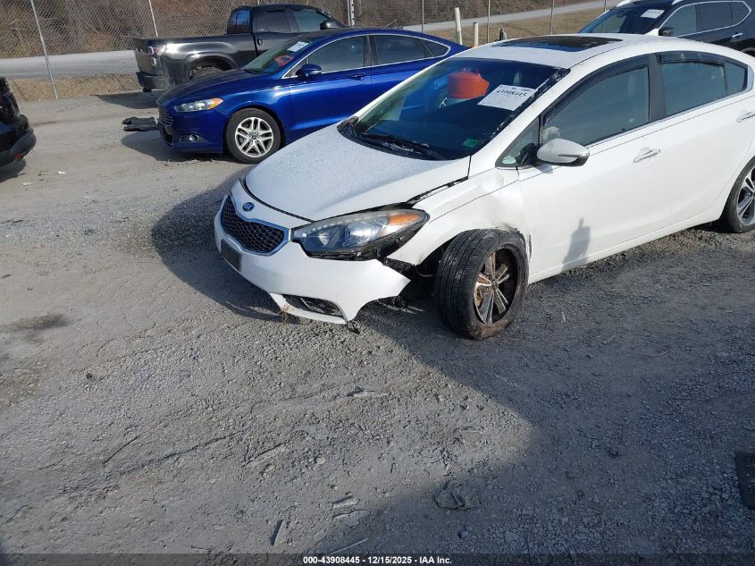 2016 Kia Forte Ex VIN: KNAFZ4A80G5549915 Lot: 43908445